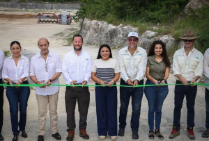 Inaugura Blanca Merari la primera planta para la transformación del sargazo