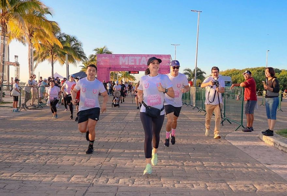 Lidera Ana Paty Peralta segunda carrera “Cancún nos une por las mujeres”