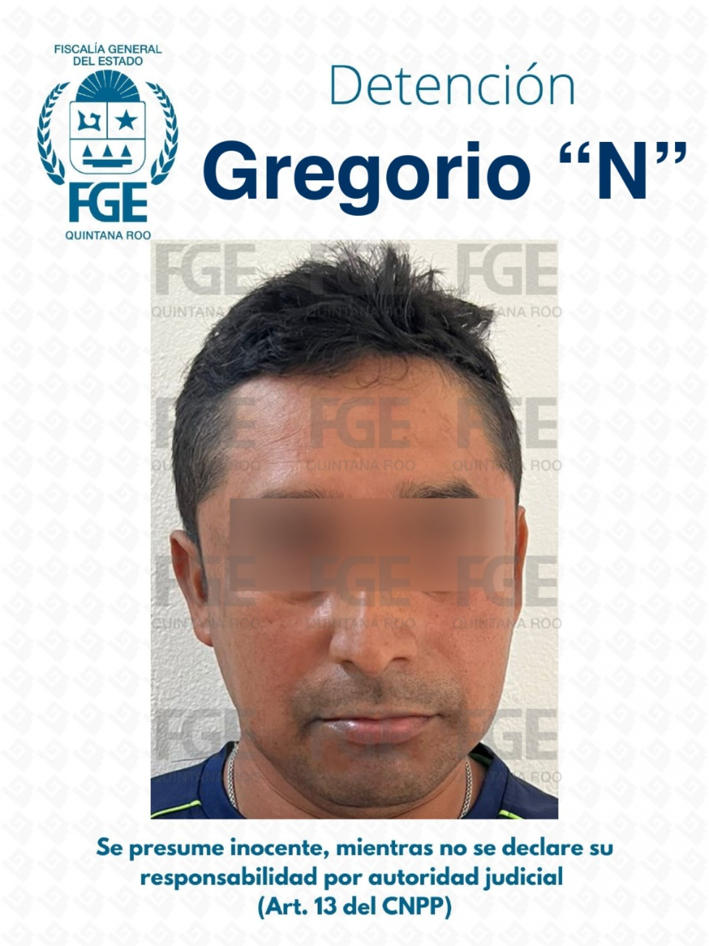 Vinculan a proceso a Gregorio “N” por el delito de abuso sexual contra menor de edad