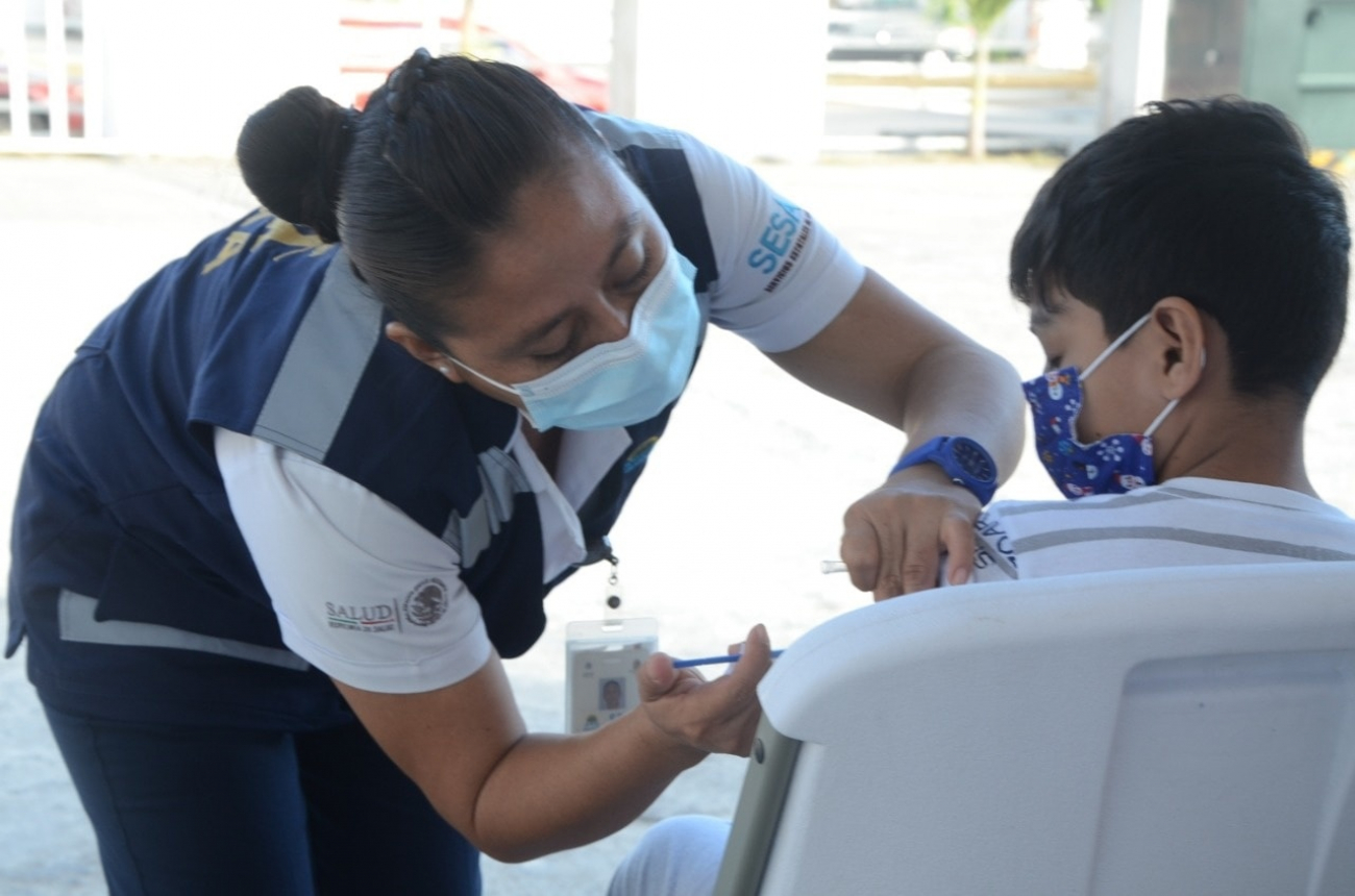 En Quintana Roo, se alcanzó al 100 por ciento la cobertura de vacunación contra la influenza