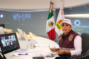 Se prepara Quintana Roo para el paso del huracán “Beryl”: Mara Lezama