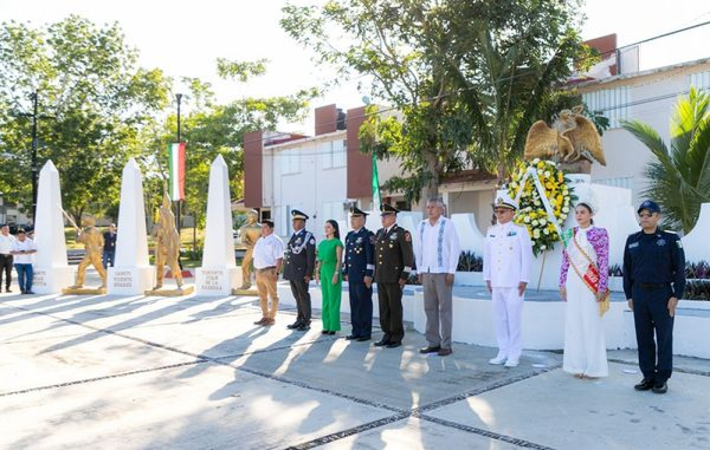 Gobierno de Cozumel conmemoró el CLXXVII aniversario de la gesta heroica de los Niños Héroes